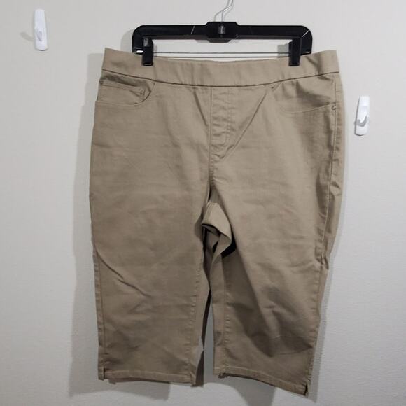 Lee styleups‎ flower pocket capri pants plus 16 - Picture 1 of 8